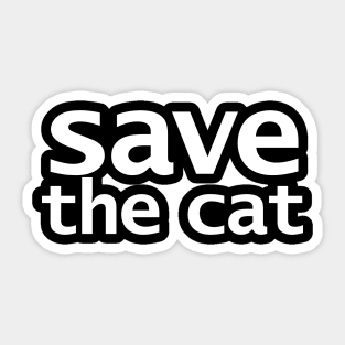 Sci Fi Save the Cat Sticker